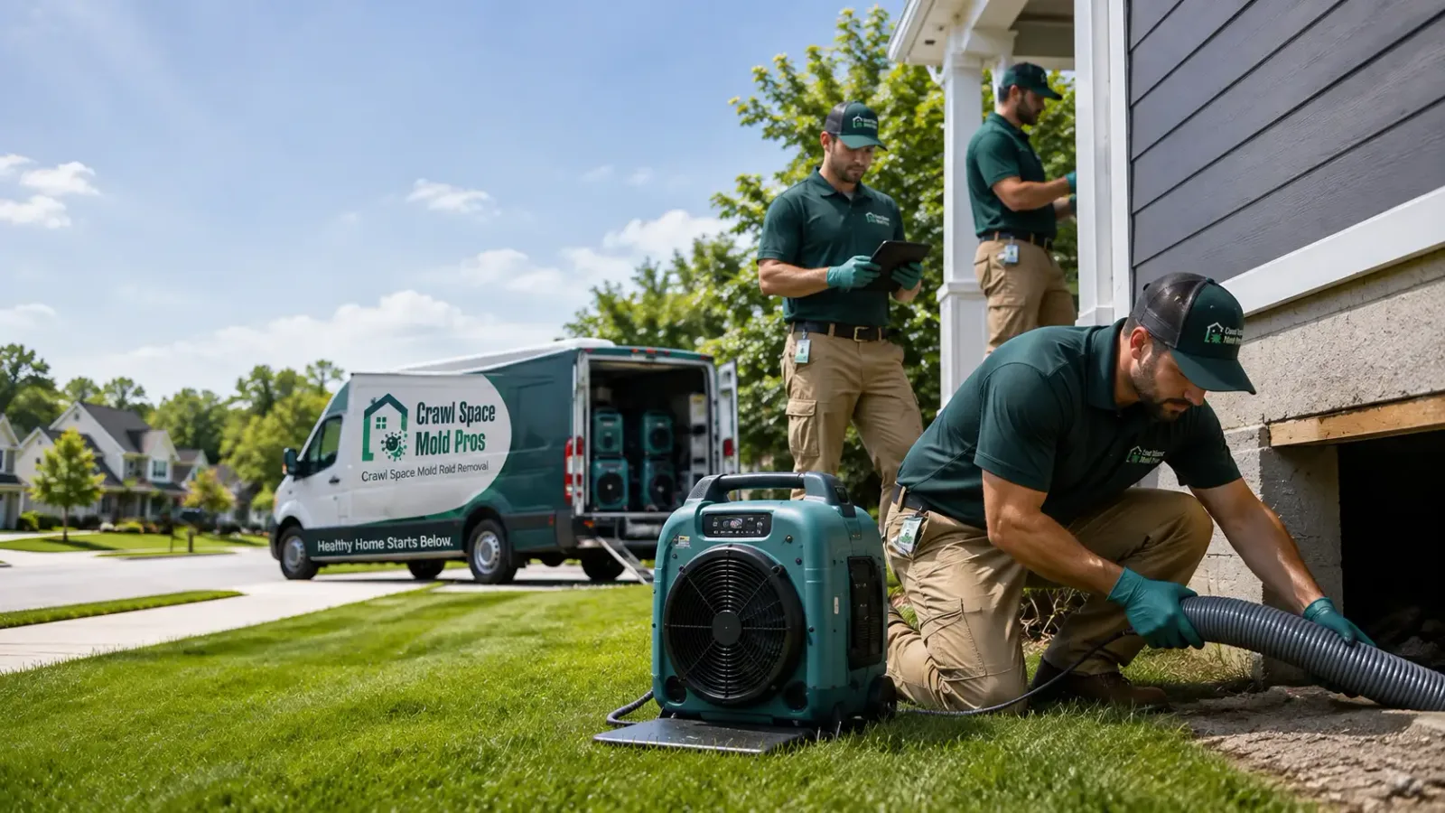 Crawl Space Mold Removal in Rillton, PA